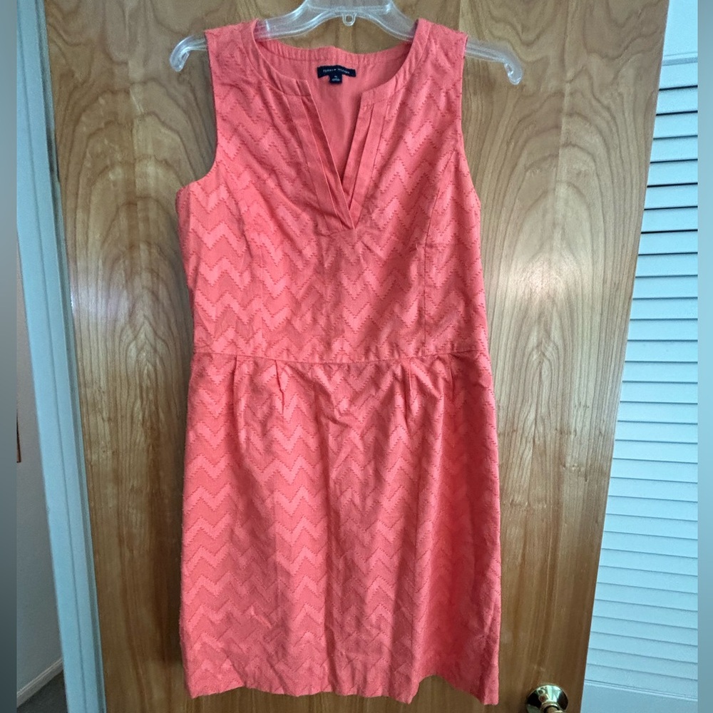 Tommy Hilfiger Coral Sleeveless Dress size 10